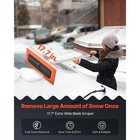 Uimoso 4  Car Roof Snow Rake With 17 7  Foam Blade For Scratch-free Snow Removal