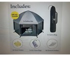Pop  n Go Baby Playpen - Indoor outdoor Playpen For Babies And Toddlers bag-grey