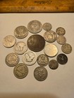 Lot Of 18 World Silver Vintage Coins