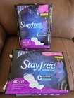 Stayfree Ultrathin 40 Pads Overnight With Wings  2packs  With Free Adult Slipper