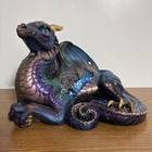 Windstone Editions 1997 Warrior Dragon Peacock Melody Pena Retired