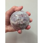 Natural Pink Tourmaline Lepidolite Crystal Sphere Polished Stone Orb 616g 1 36lb