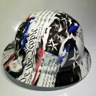 New Full Brim Hard Hat Custom Hydro Dipped 2nd Amendment In Your Face Edition 