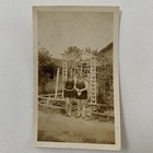 Antique Vintage Sepia B w Snapshot Photograph Lot Beach Swimsuit Woman Man