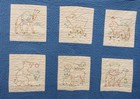 Vintage Baby Youth Child s Hand Embroidered Quilt  Animals Size 32 X 56  86462 