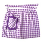 Vintage Waist Apron Lot Of 2 Cotton Gingham   Tic-tac-toe Kitchen
