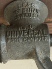 Vtg Lf c New Britain Conn Usa No 0 Universal Food Chopper Meat Grinder Primitive