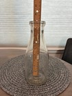 Vintage Clear Glass 1-quart Milk Bottle
