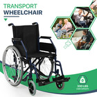 fda Approved foldable Manual Medical Wheelchair W armrest   Swing Away Footrest