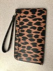 Kate Spade Wristlet Lucy Medium L-zip In Leopard Print New Without Tags