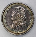 1829 H10c Half Dime Icg Ms 63 Toned