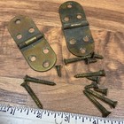 Singer Treadle Sewing Machine Cabinet Replacement Hinges And Screws Brass Nickel