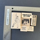 Elvis Related Lot  Funny Morgue Sweat Pose Postoid Friend Quirky Rubber Stamp