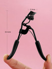 1pc Stainless Steel Eyelash Curler With Silicone Pad - Portable Lash Lifter -new