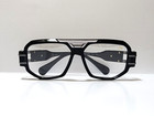 Cazal Eyeglasses Full Black   Gun Metal Frame Clear Lens Men s Women s Eyewear