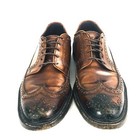 Vintage Florsheim Shoe Brown Leather Mens Size 9 5 B Union Made In Usa