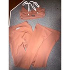 Five Dance-wear 2 Piece Brown And White Bra Top And Pants Size Youth X-large