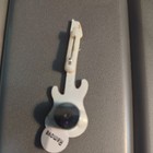 5 Pcs Red Guitar Led Blinkies Party Lights Body Lights Flashing Magnetic Pin  