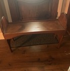 Vtg Bench 30    cohasset Colonials Hagerty For Metropolitan Museums folk  signed