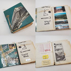 1962 Seattle Worlds Fair Exposition Scrapbook Binder Mid Century Ephemera Lot