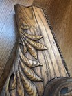 Antique Carved Newel Post Top  Cap- Hand Carved Oak 1890s