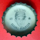 7 Vintage 1960s Coke Coca Cola Mlb Kaline Oliva Robinson Killebrew Bottle Caps