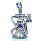Hookah 8inch Glass Bongs And Water Pipes Smoking Tobacco Recycler Bong 14mm Bowl