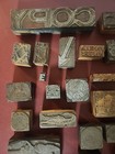 Letterpress Printer s Block Lot Of 45 Vintage Logo Cuts For Relief Printing