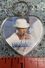 Usher Live 1999 Laface Records Heart Keychain Rare Vintage R b Promo Memorabilia