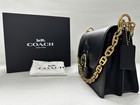 Brand New Coach Beat Crossbody Large Black Leather Handbag With Tags Authentic 