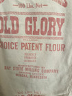 Vintage 100 Lb La Grange Mills Old Glory Flour Bag