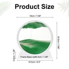 Moving Sand Art Liquid Motion  7  Sand Art Display  Green white Frame 