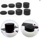 8pcs Black Silicone Thumb Stick Grip Cover Caps For Ps4   Xbox One Controler Usa