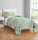 Mainstays 5 Piece Reversible Bed In A Bag Comforter Set With Sheets  Twin-xl