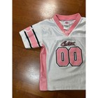 Nfl Indianapolis Colts Jersey Girls 3t White Pink V-neck Mesh Football Shirt 00