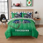 Kids Football Bed In A Bag Comforter  Sham   Sheet Set