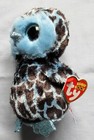 Yago The  Blue Owl - Ty 6  Beanie Boos - New With Mint Tags