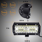 4 7  Led Work Light Bar Spot Flood Driving Offroad 4wd Truck Utv Suv 2 4 10pcs 