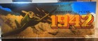 1984 Original Capcom 1942 Arcade Video Game Marquee New Old Stock Paper Film On