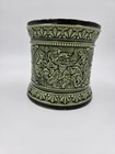 Vintage Marzi   Remy German Tobacco Jar Humidor Hunting Scene Stoneware Crock