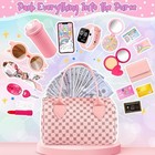 Toddler Purse With Pretend Makeup  32pcs Princess Toys For Girls 3-6 