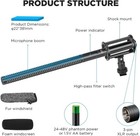 Boya By-bm6060l External Shotgun Microphone For Camera Dslr super-cardioid Mic