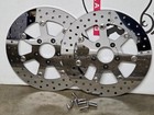 Harley Polish 11 8 Front  11 5 Rear Brake Rotors Turbine Floating Sportster Dyna