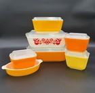 Vintage Pyrex Refrigerator Dish Lot Friendship Daisy 501 502 503 Pixie 700