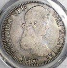 1817-zs Pcgs Vf 20 Mexico 8 Reales War Independence Zacatecas Coin  25081403c 