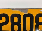 Michigan 1912 Porcelain License Plate 28083 Original Antique Garage Bar Sign