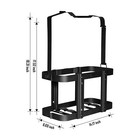 Jerry Can Holder Bracket Mount Gas Rack For Oil Tank Fuel Gasoline 5 28 Gallons