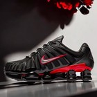 New Nike Air Shox Tl Red black Men s Shoes Cn0151-003 Free Shipping-