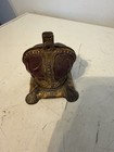 Vintage 1953 Queen Elizabeth Ii Coronation Cast Iron Coin Bank Made England