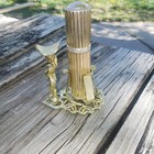 Vintage 1950s Gold Cherub Perfume Holder Atomizer Mid-century